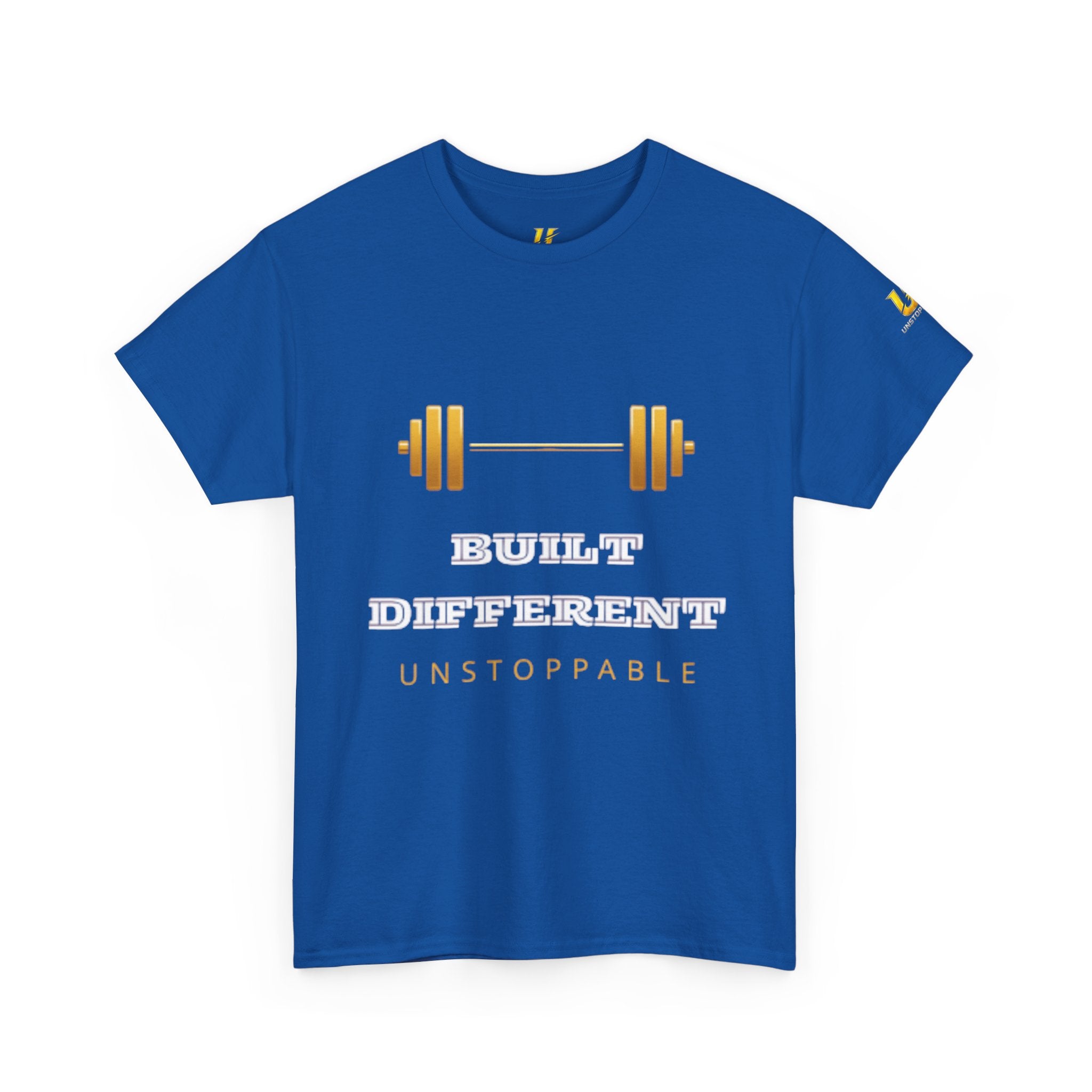 Built Different Unstoppable T-Shirt — Weightlifting Gym Tee