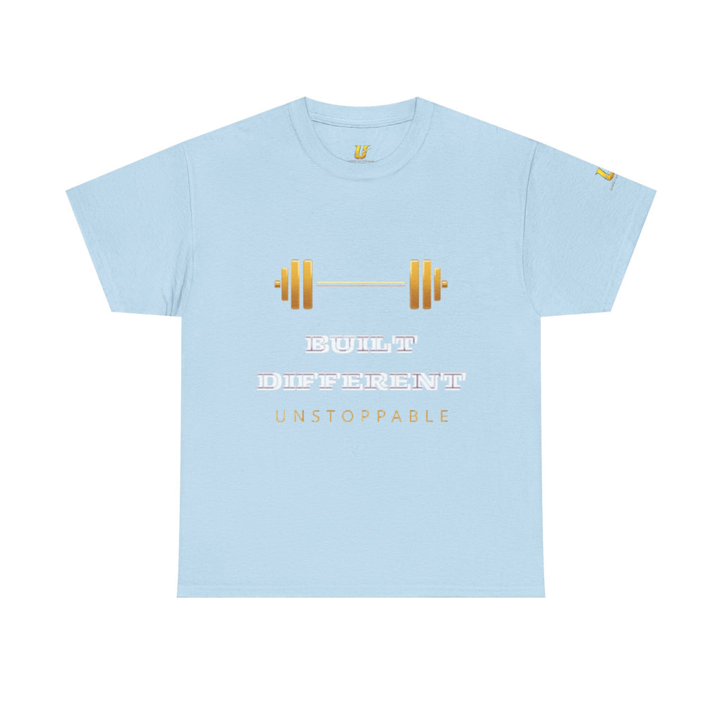 Built Different Unstoppable Gym T-Shirt – Men's Cotton Tee