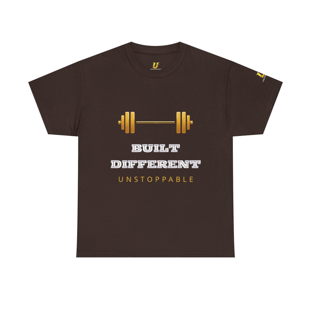 Built Different Unstoppable T-Shirt — Weightlifting Gym Tee