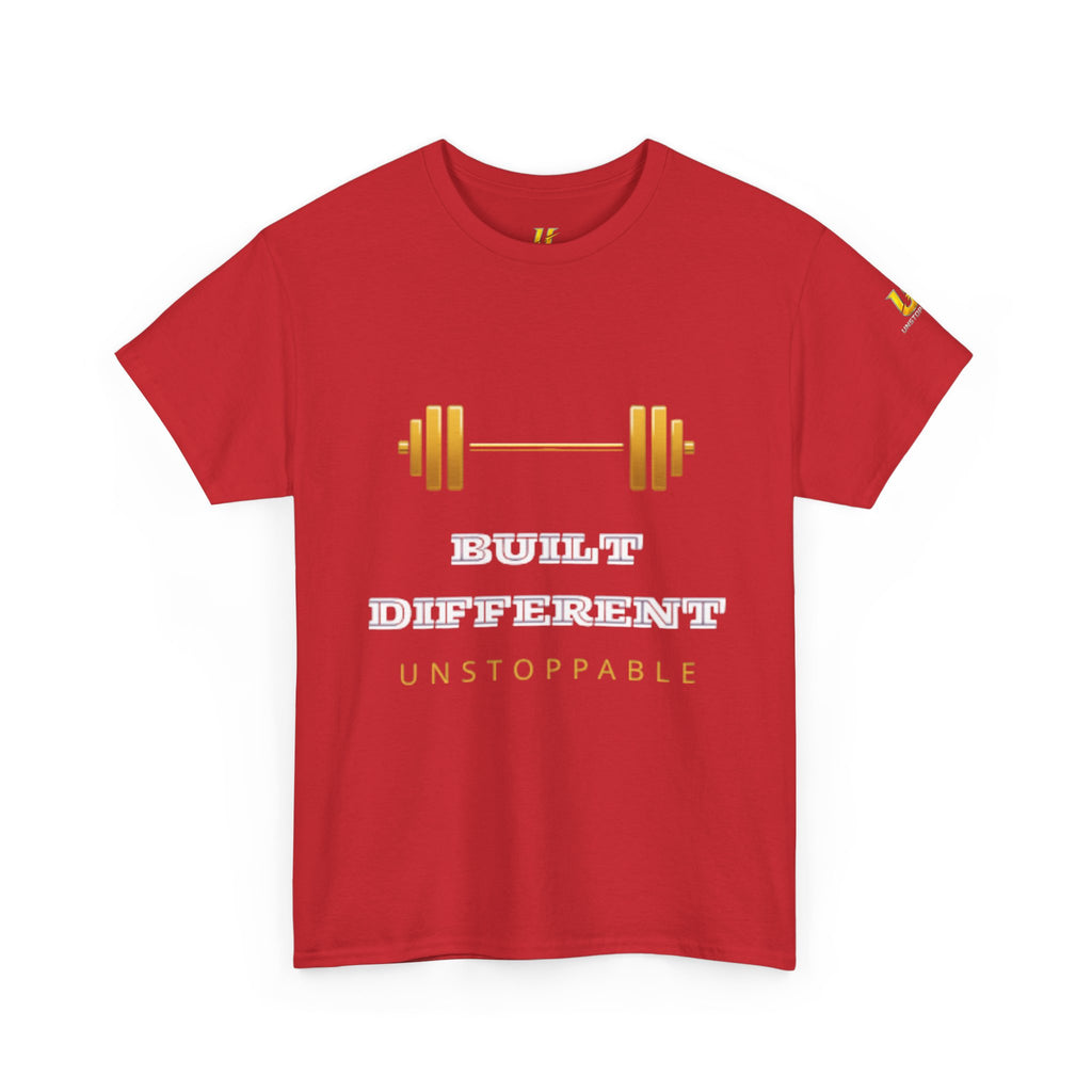 Built Different Unstoppable T-Shirt — Weightlifting Gym Tee