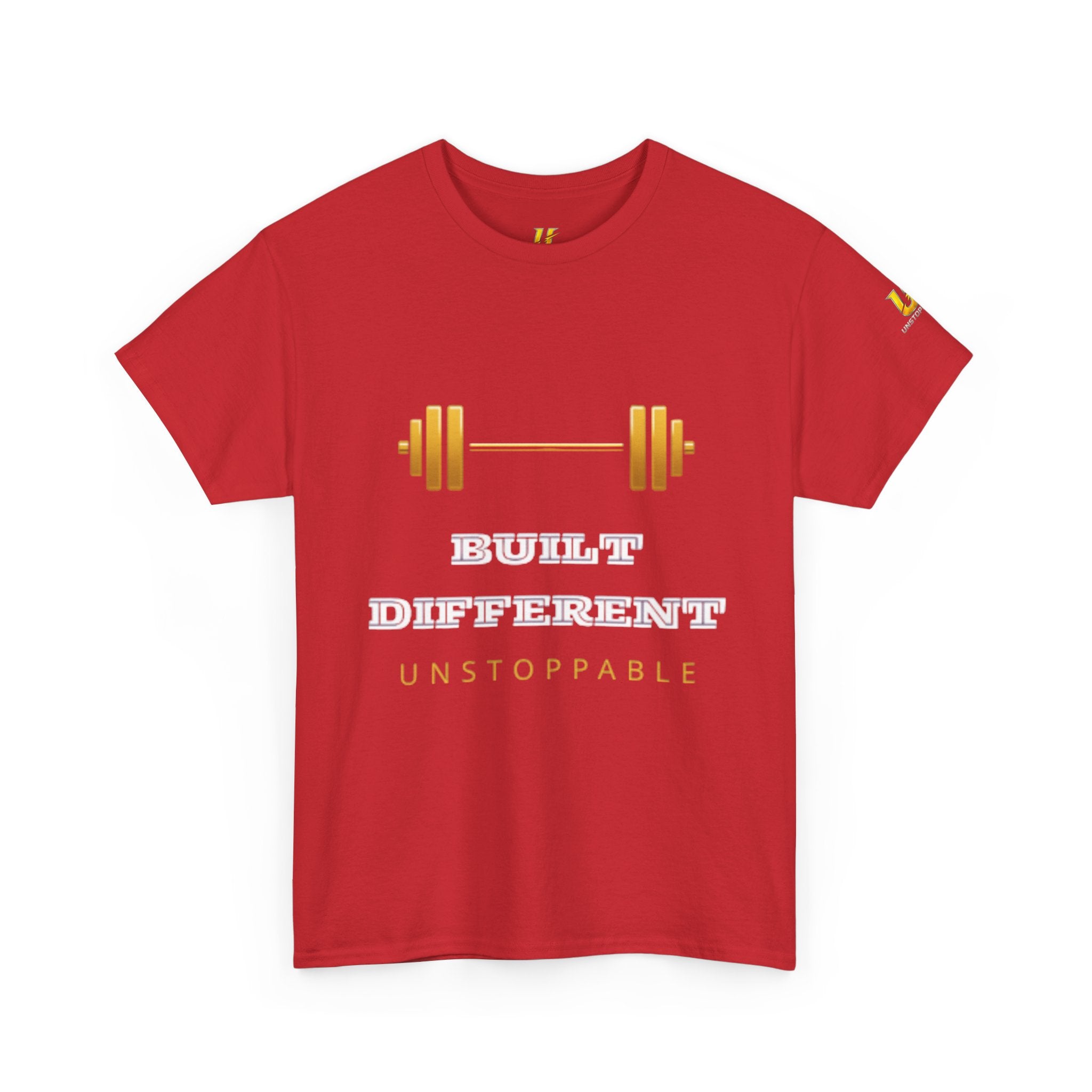 Built Different Unstoppable T-Shirt — Weightlifting Gym Tee