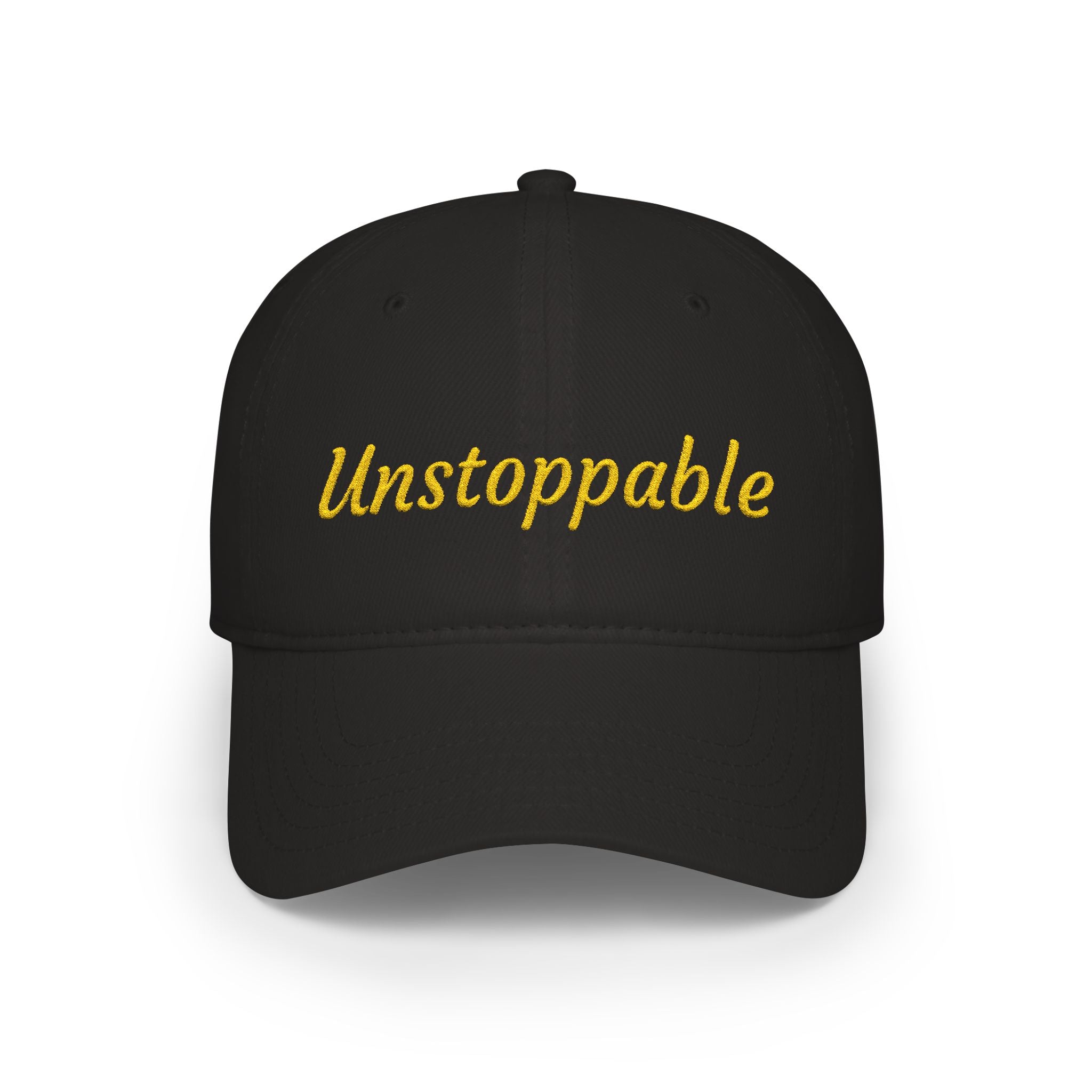 Unstoppable Embroidered Cap — Low Profile Baseball Hat