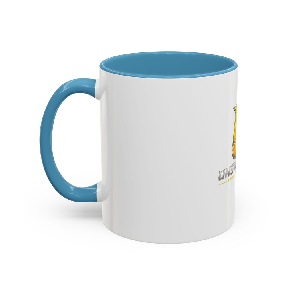 Unstoppable U Logo Accent Coffee Mug — Motivational 11/15oz Tea & Coffee Cup