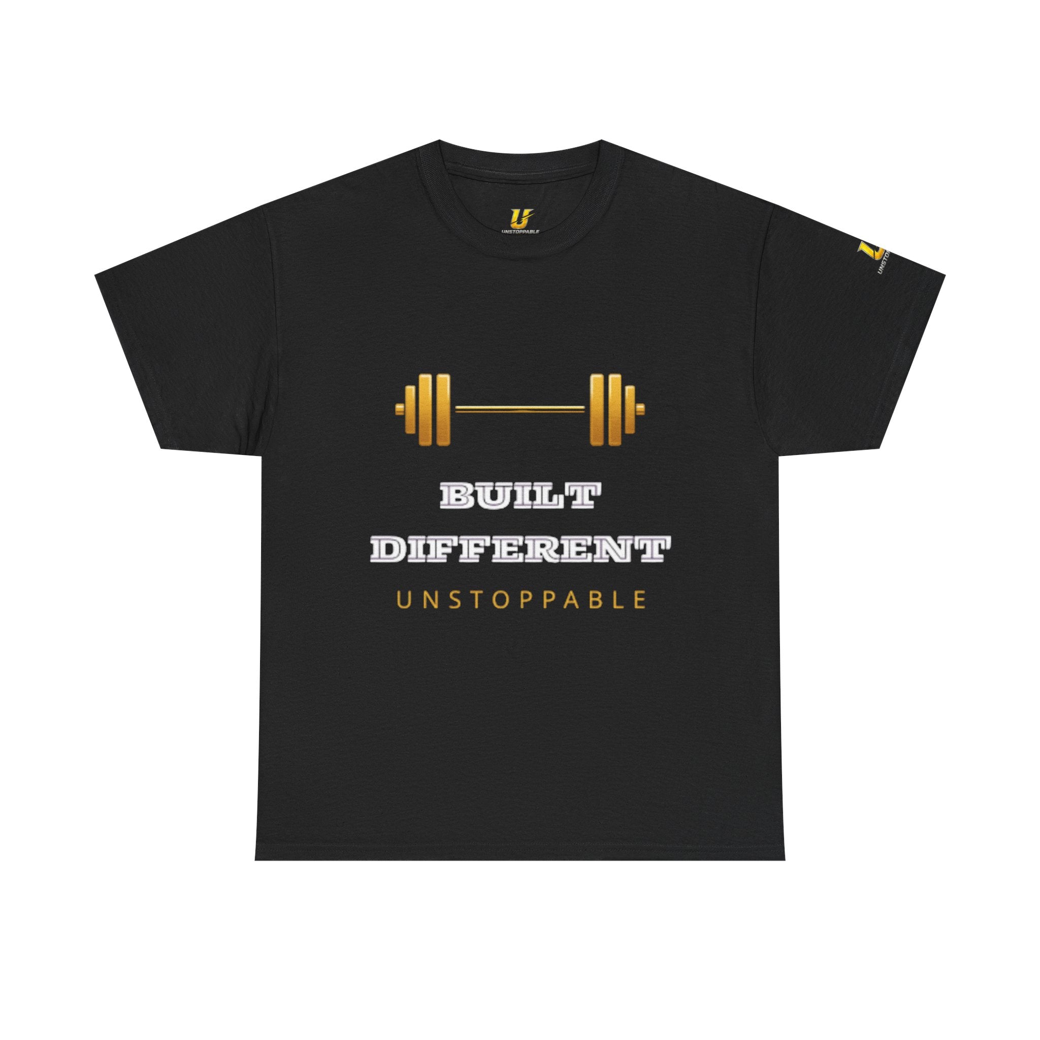 Built Different Unstoppable Gym T-Shirt – Men's Cotton Tee