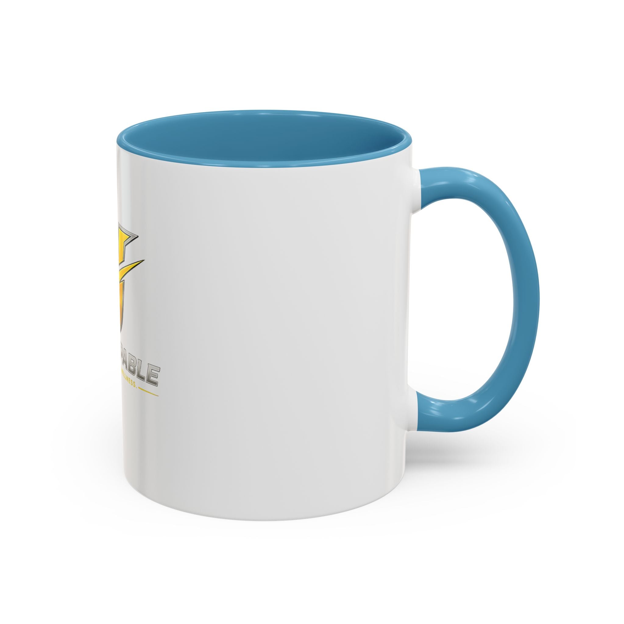 Unstoppable U Logo Accent Coffee Mug — Motivational 11/15oz Tea & Coffee Cup