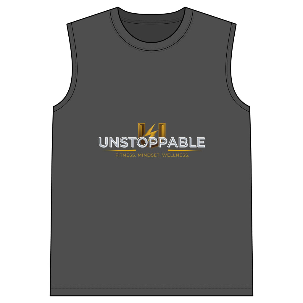 Unstoppable Sleeveless Tee — Fitness Mindset Wellness Muscle Tank