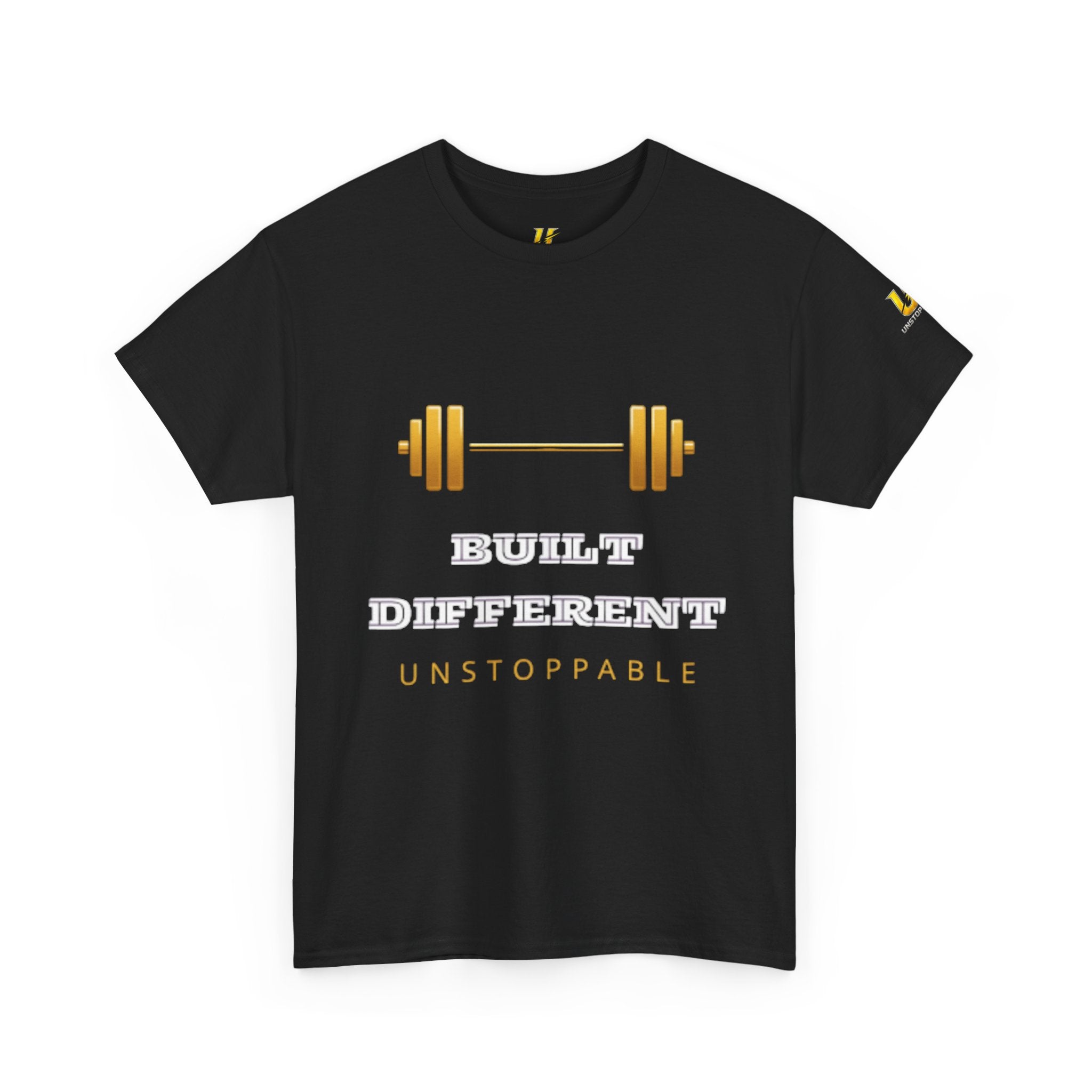 Built Different Unstoppable T-Shirt — Weightlifting Gym Tee