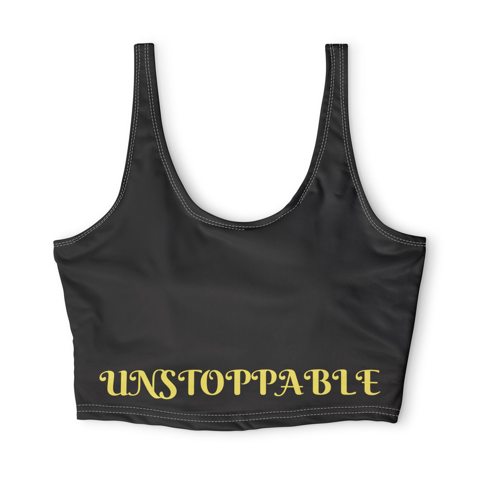 Unstoppable Sports Bra — Empowering Athletic Crop Top
