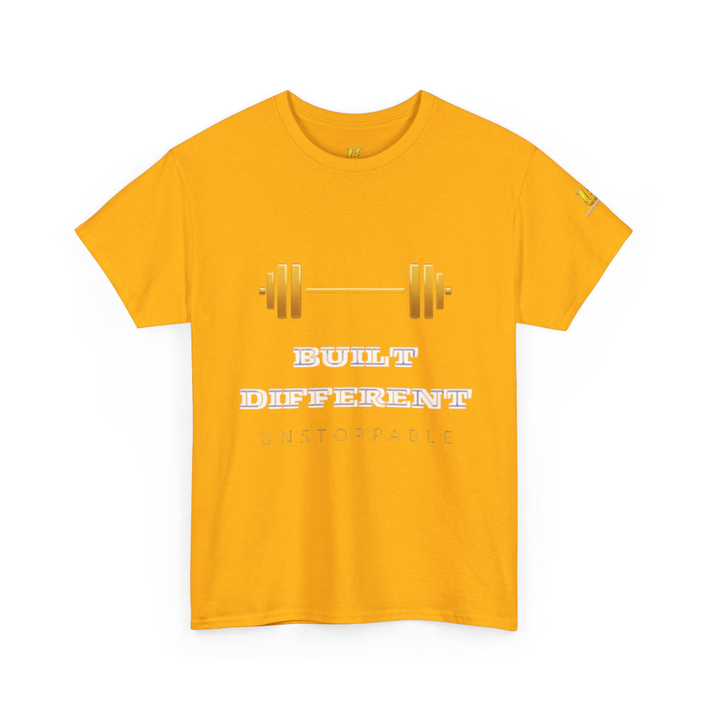 Built Different Unstoppable T-Shirt — Weightlifting Gym Tee