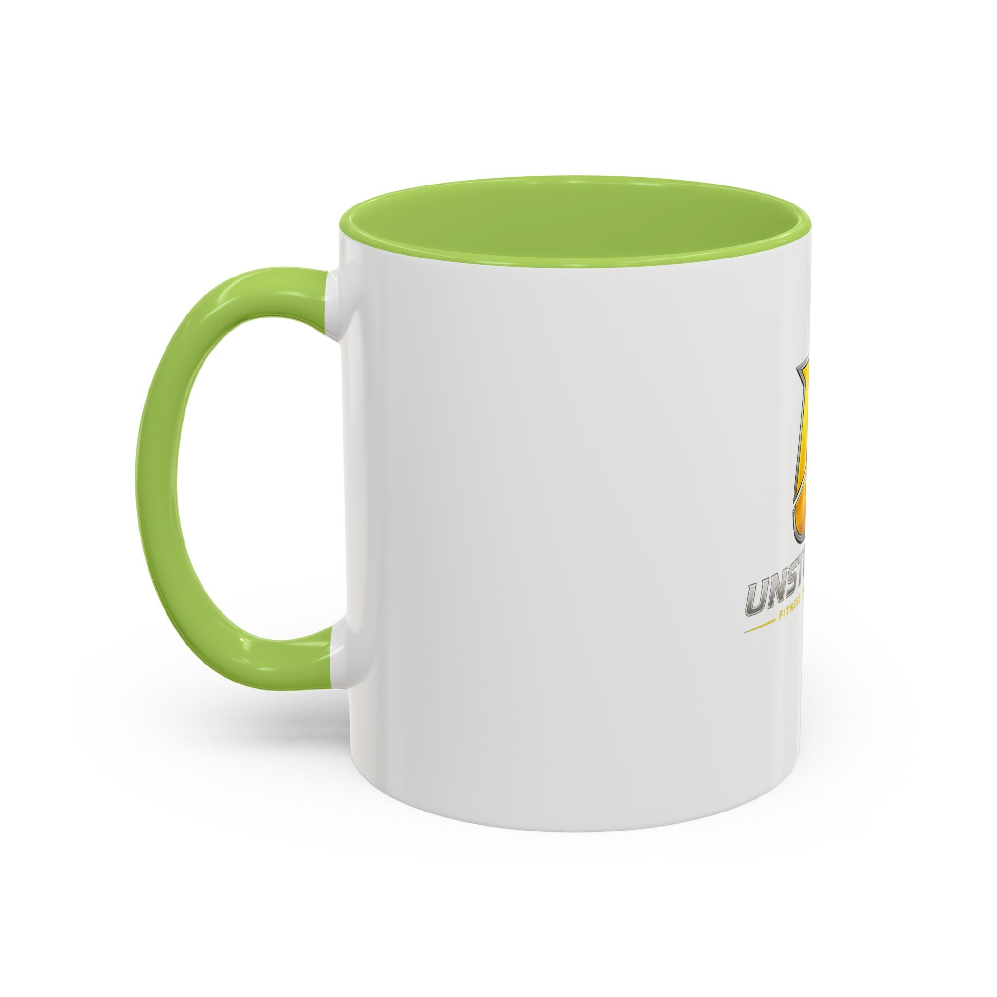 Unstoppable U Logo Accent Coffee Mug — Motivational 11/15oz Tea & Coffee Cup