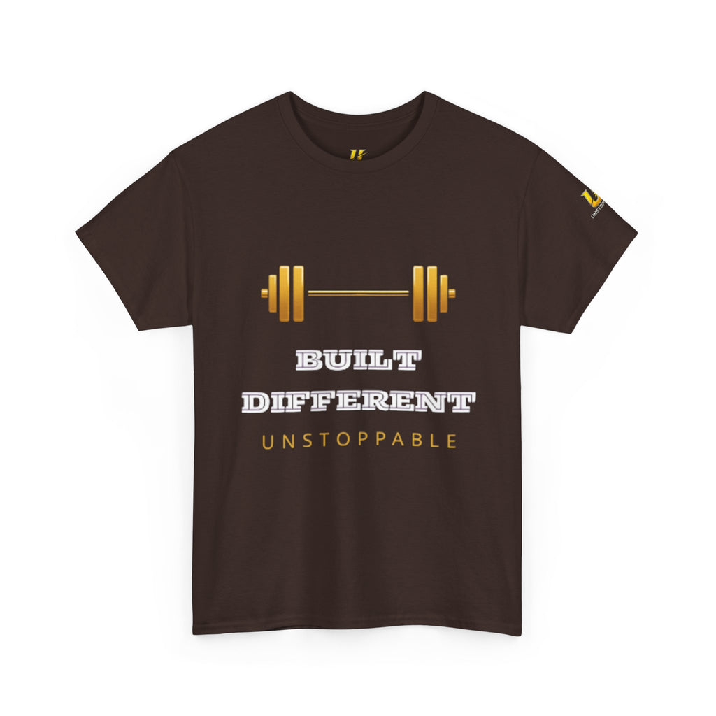 Built Different Unstoppable T-Shirt — Weightlifting Gym Tee