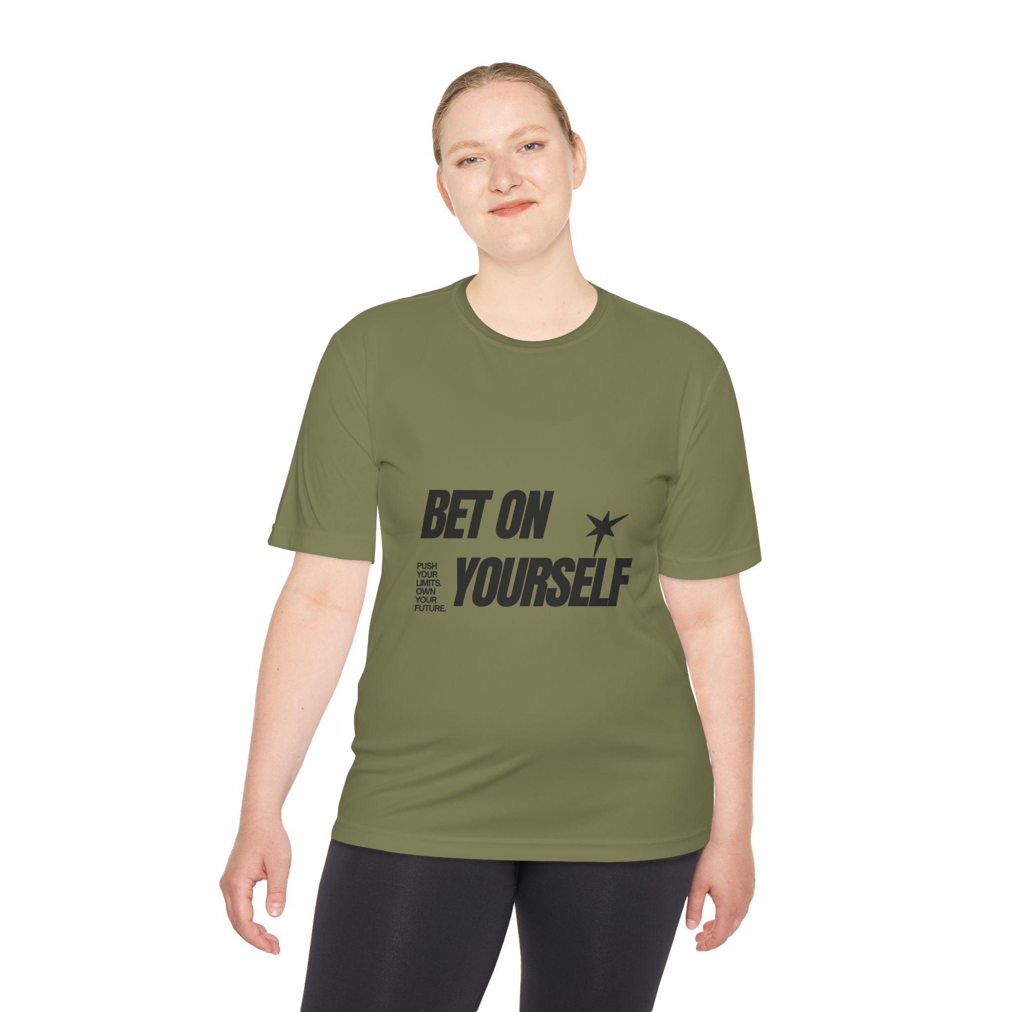 Motivational Gym Tee — “Wear the Mindset” Moisture-Wicking Workout Shirt