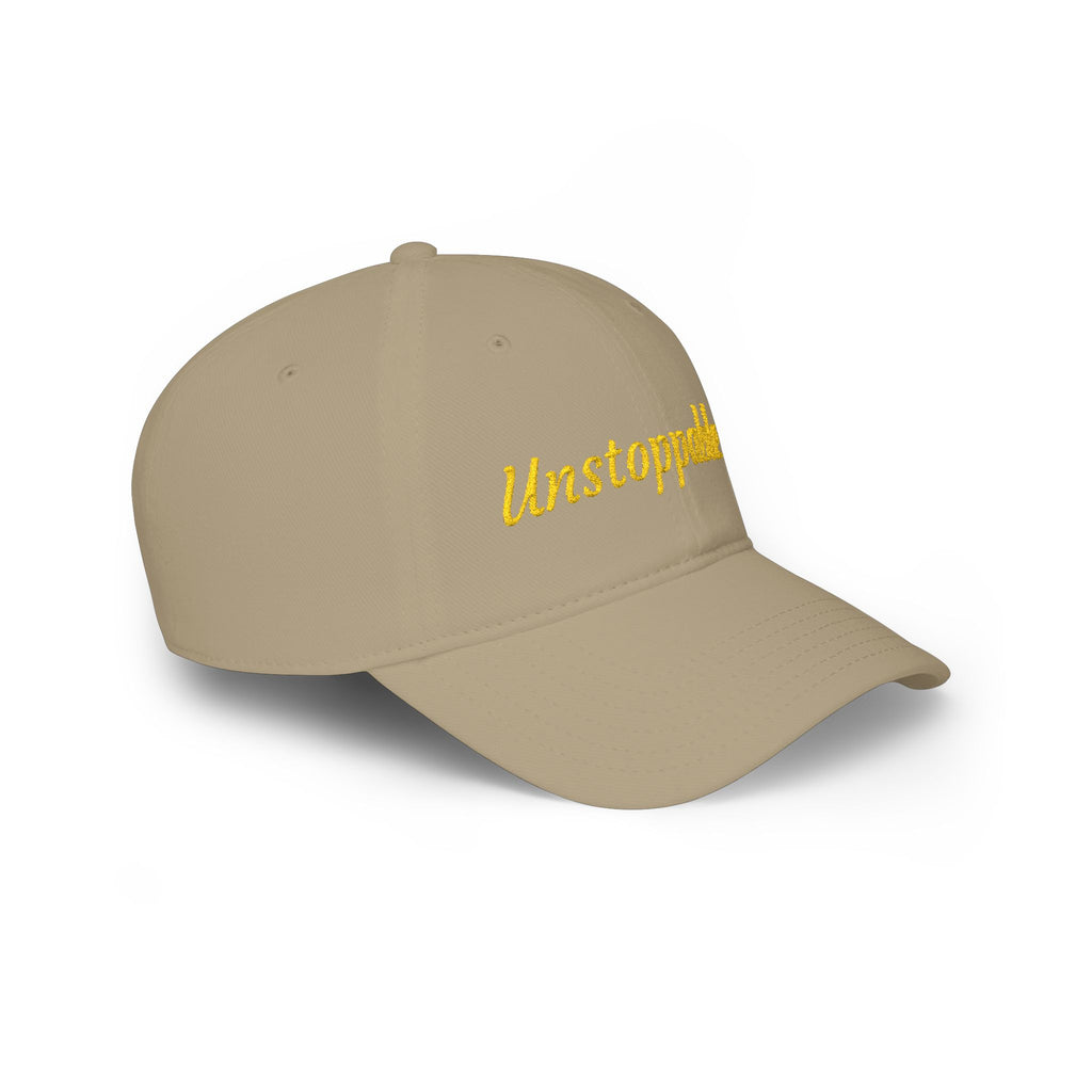 Unstoppable Embroidered Cap — Low Profile Baseball Hat