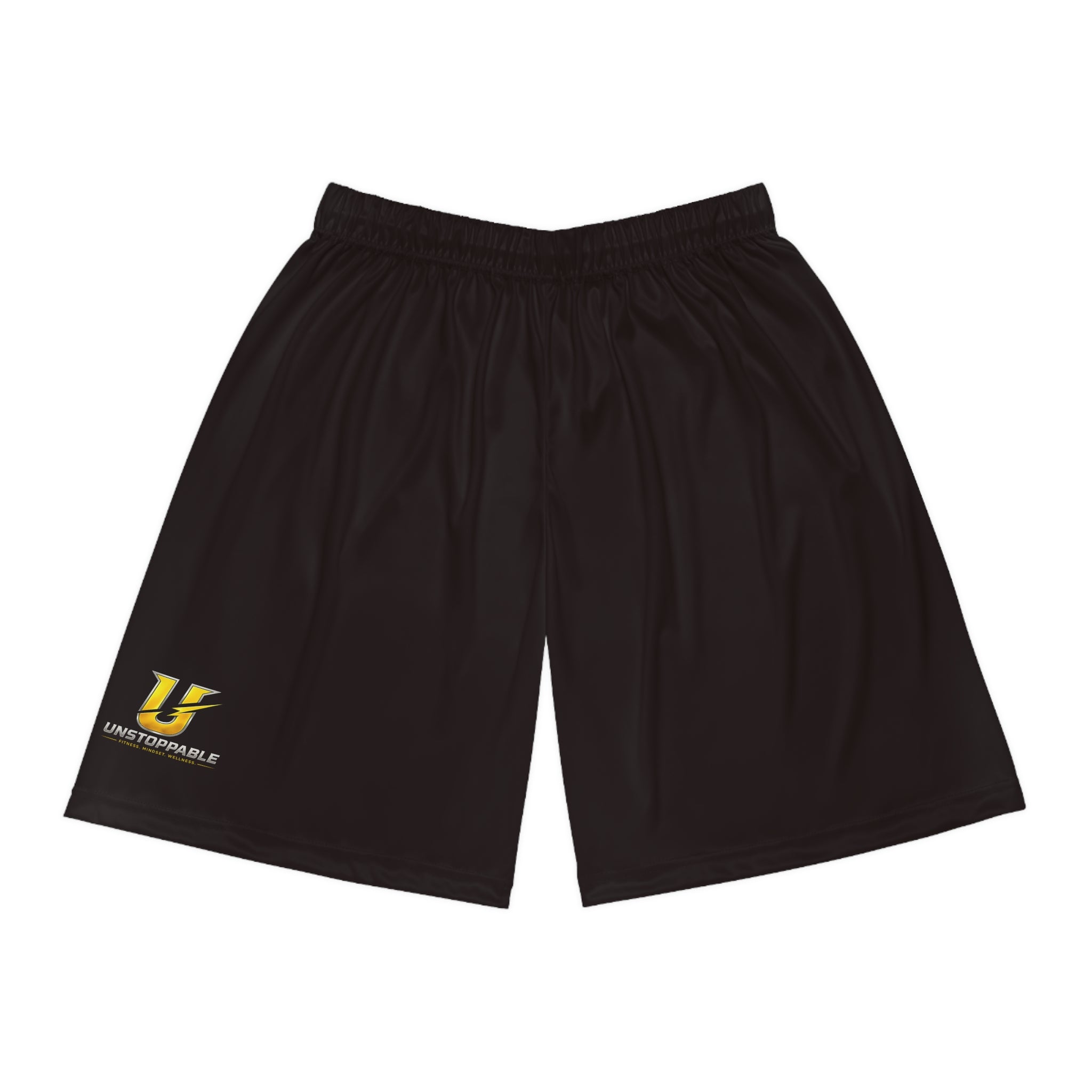 Basketball Shorts — Custom Black AOP Athletic Shorts