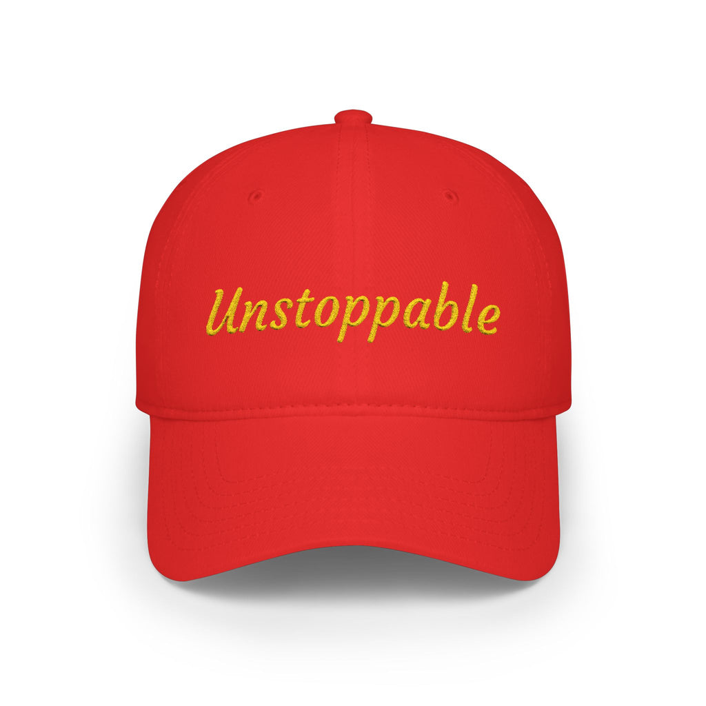 Unstoppable Embroidered Cap — Low Profile Baseball Hat