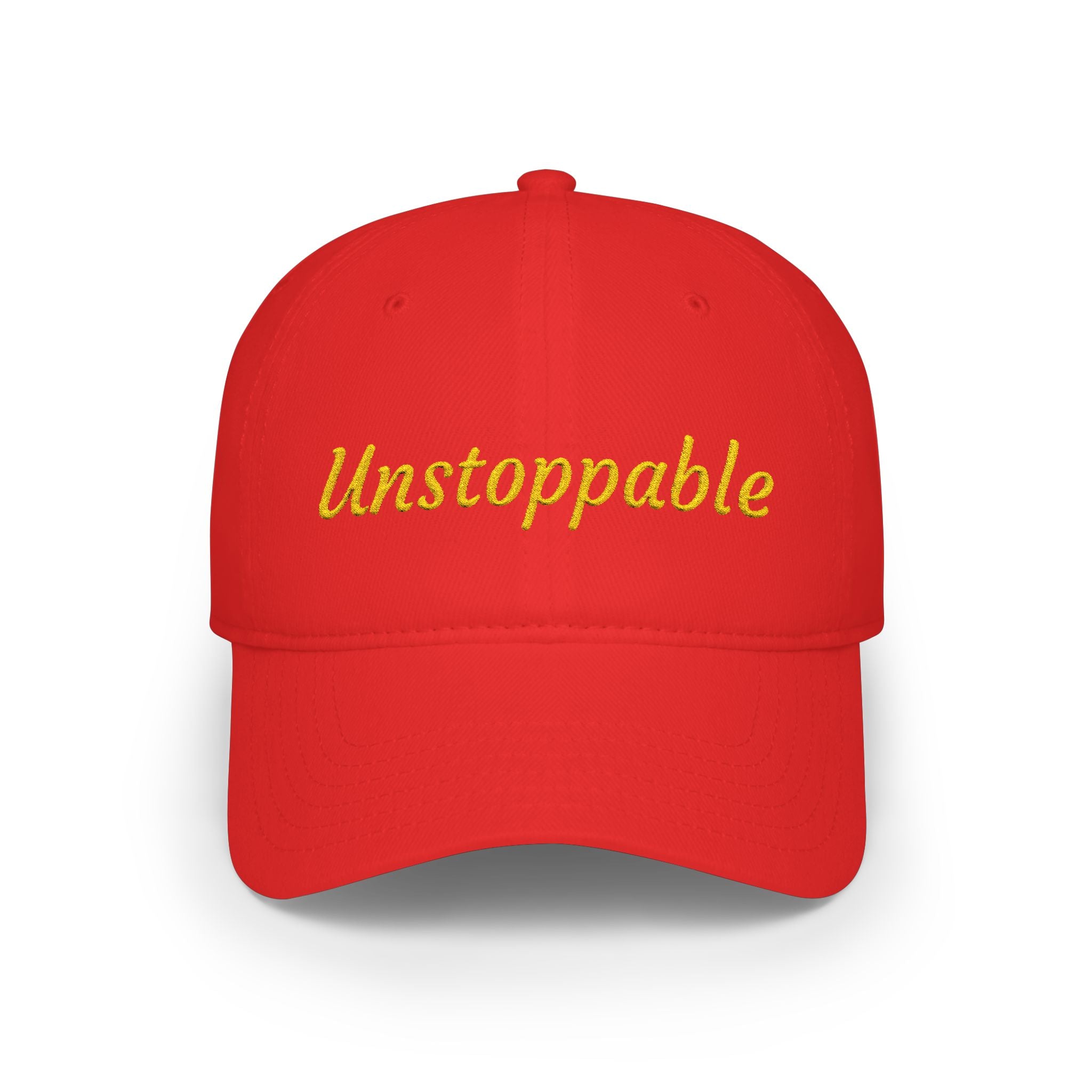 Unstoppable Embroidered Cap — Low Profile Baseball Hat