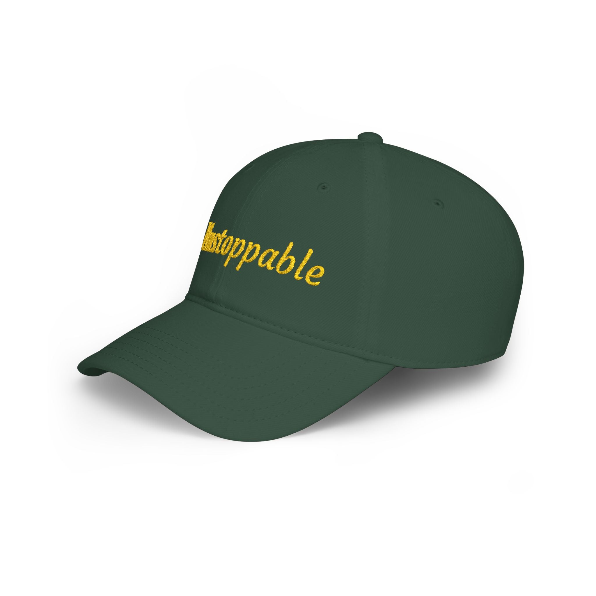 Unstoppable Embroidered Cap — Low Profile Baseball Hat