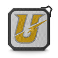 Portable Bluetooth Speaker — Yellow Lightning 'U' Logo Outdoor Speaker
