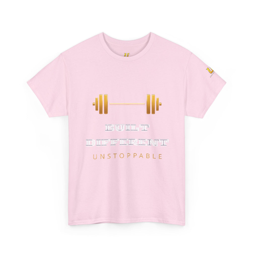 Built Different Unstoppable T-Shirt — Weightlifting Gym Tee