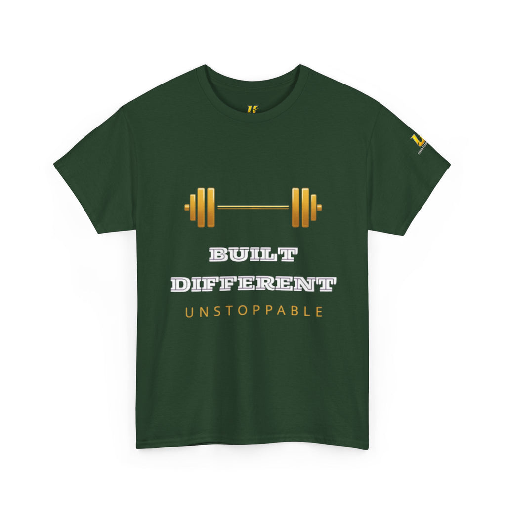 Built Different Unstoppable T-Shirt — Weightlifting Gym Tee