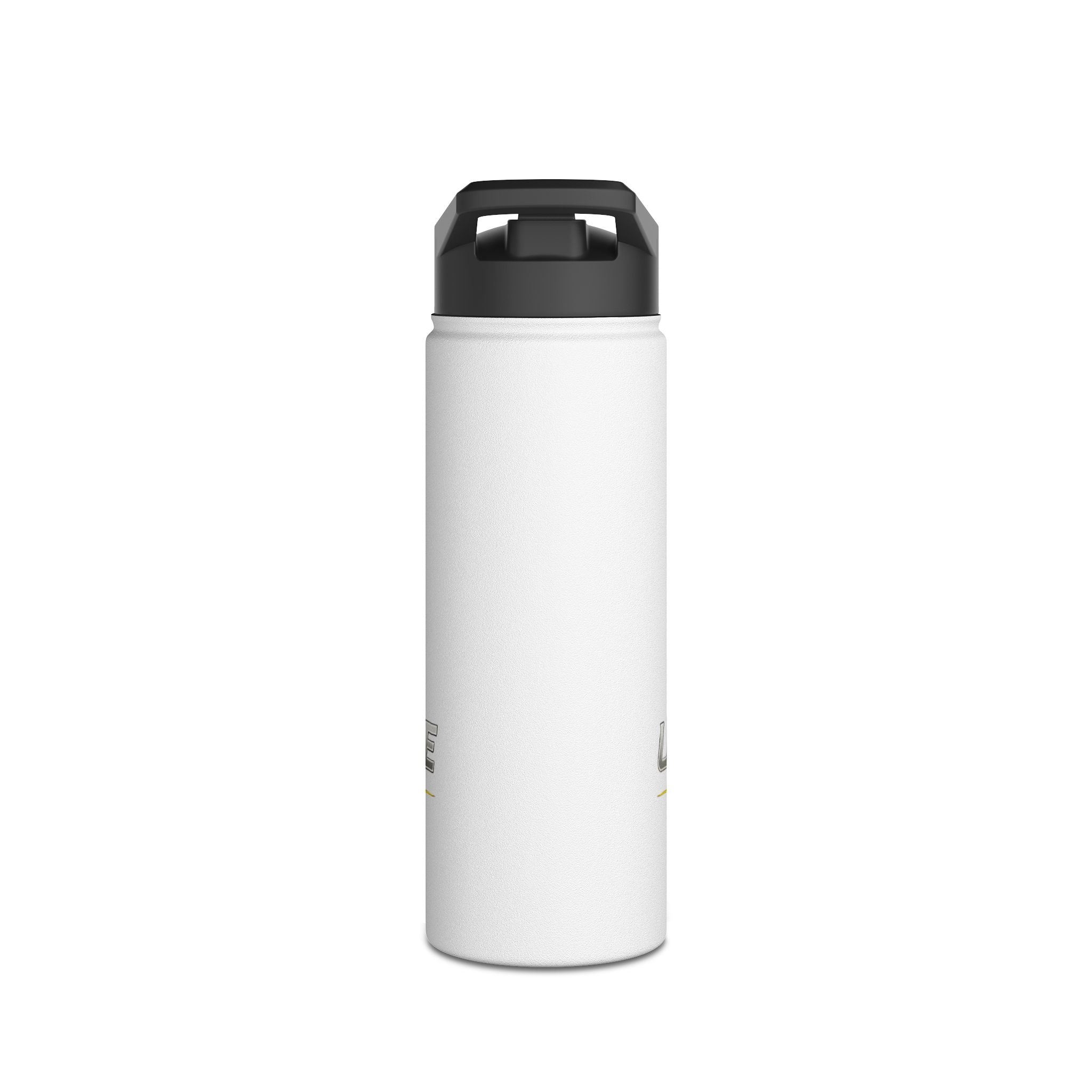 Unstoppable Yellow Lightning Stainless Steel Water Bottle — Motivational Sports Bottle