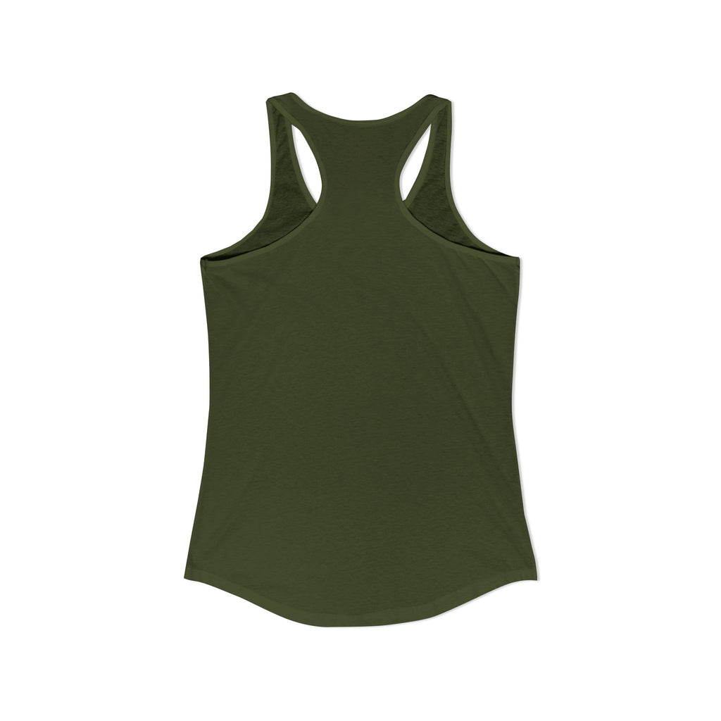 My Therapist Is a Barbell - Racerback Tank — Women's Weightlifting Gym Tank Top