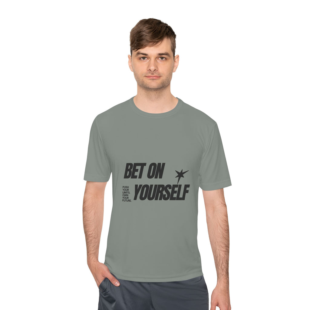 Motivational Gym Tee — “Wear the Mindset” Moisture-Wicking Workout Shirt