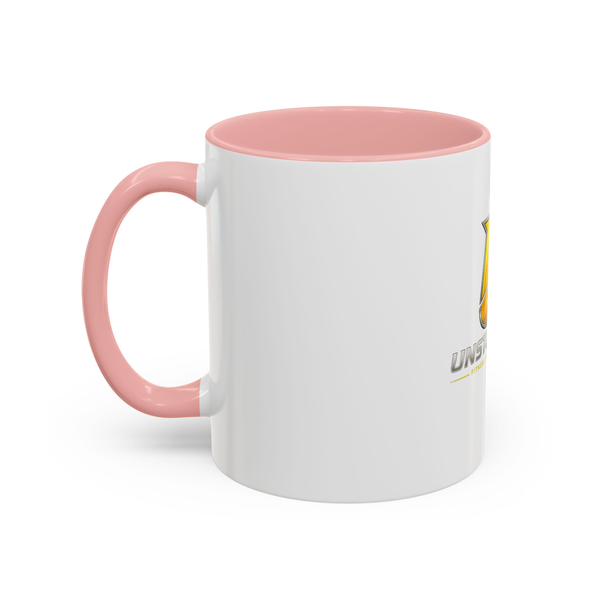 Unstoppable U Logo Accent Coffee Mug — Motivational 11/15oz Tea & Coffee Cup