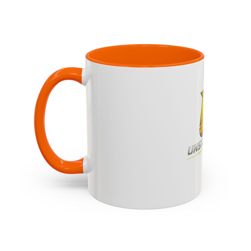 Unstoppable U Logo Accent Coffee Mug — Motivational 11/15oz Tea & Coffee Cup