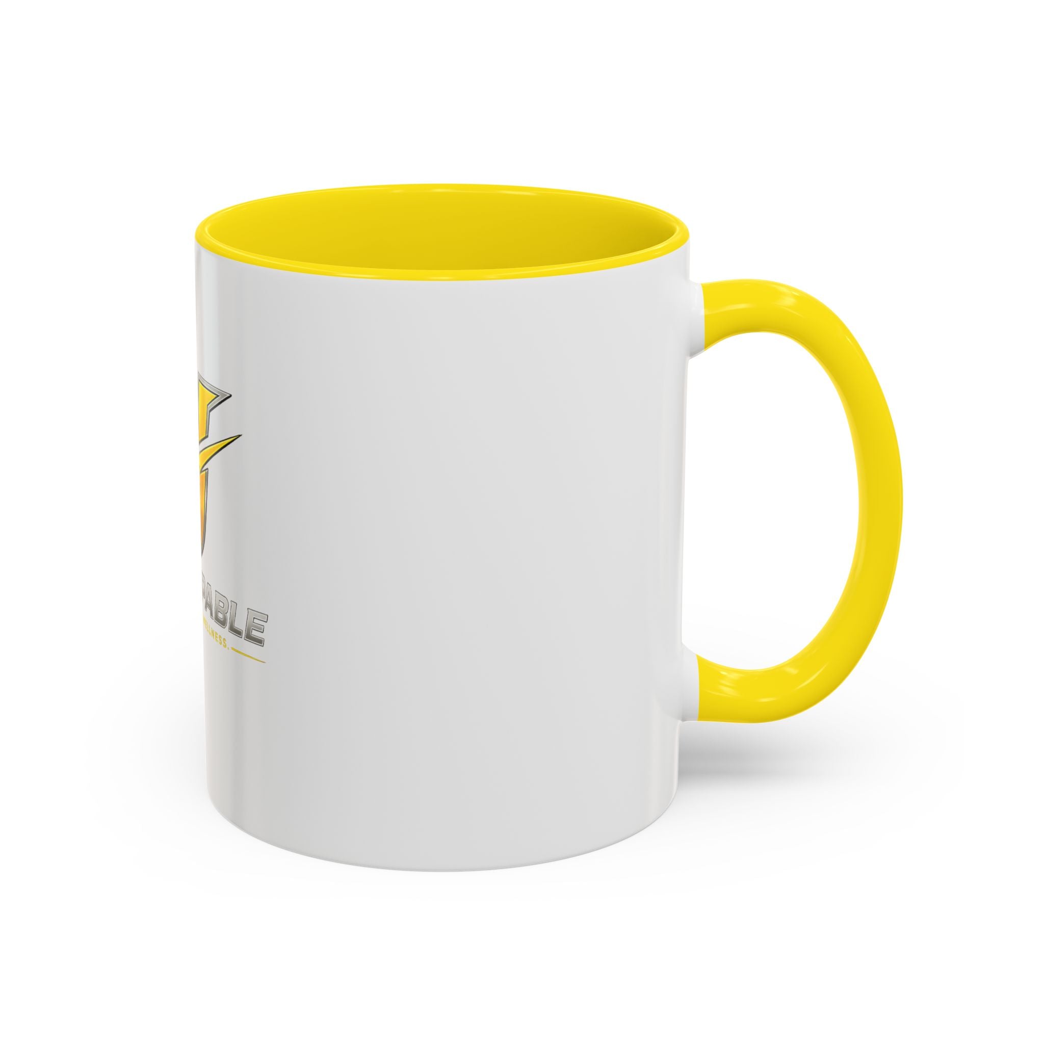 Unstoppable U Logo Accent Coffee Mug — Motivational 11/15oz Tea & Coffee Cup