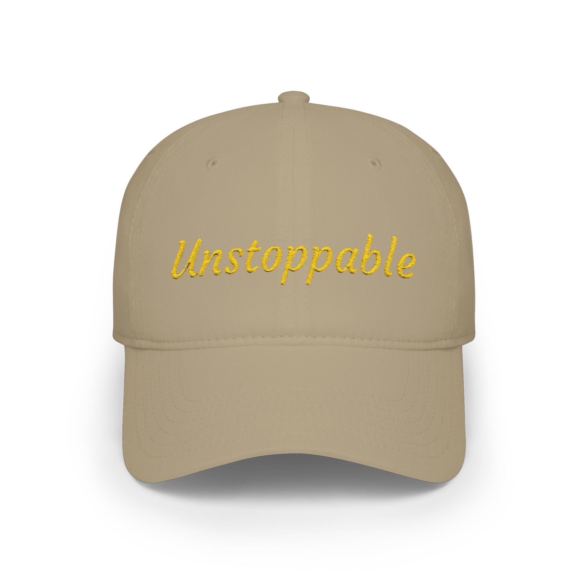 Unstoppable Embroidered Cap — Low Profile Baseball Hat