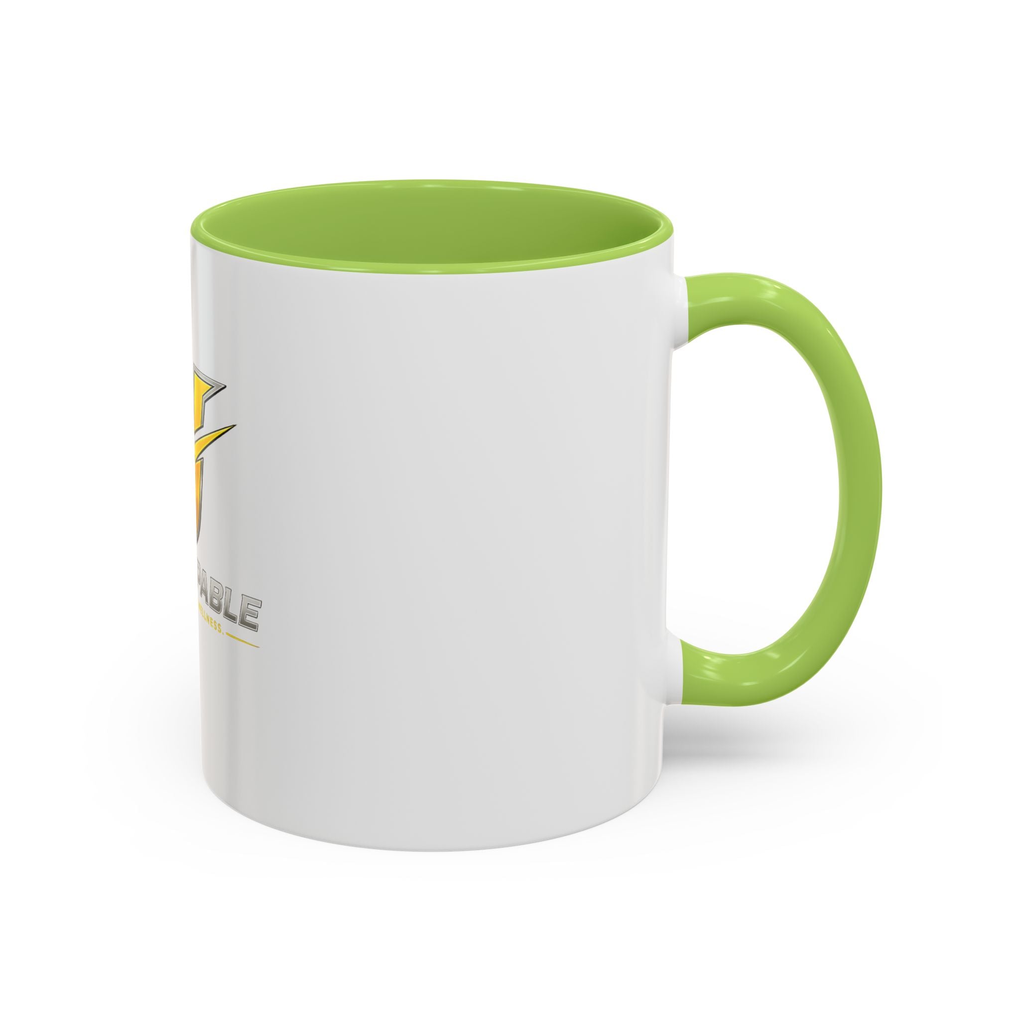 Unstoppable U Logo Accent Coffee Mug — Motivational 11/15oz Tea & Coffee Cup