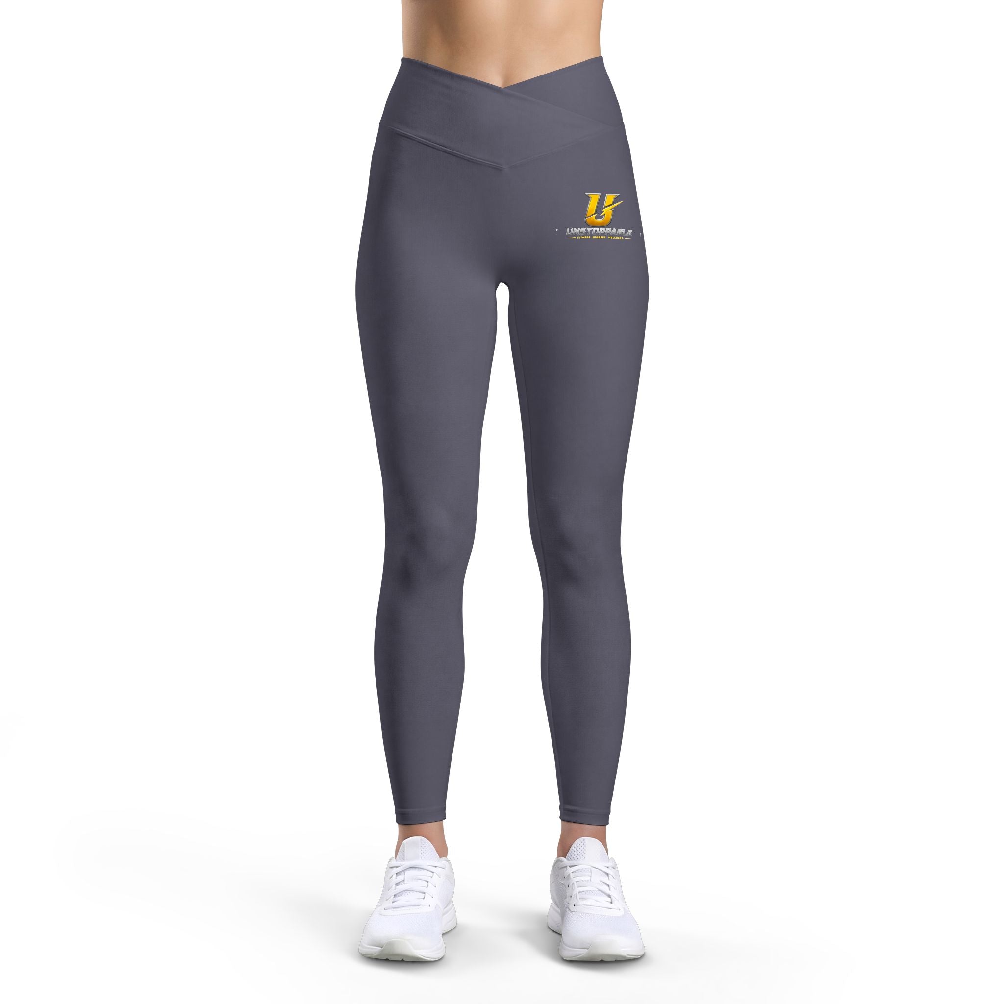 Ursuline Academy Black Luxe Leggings — Small Logo Athletic Yoga Pants