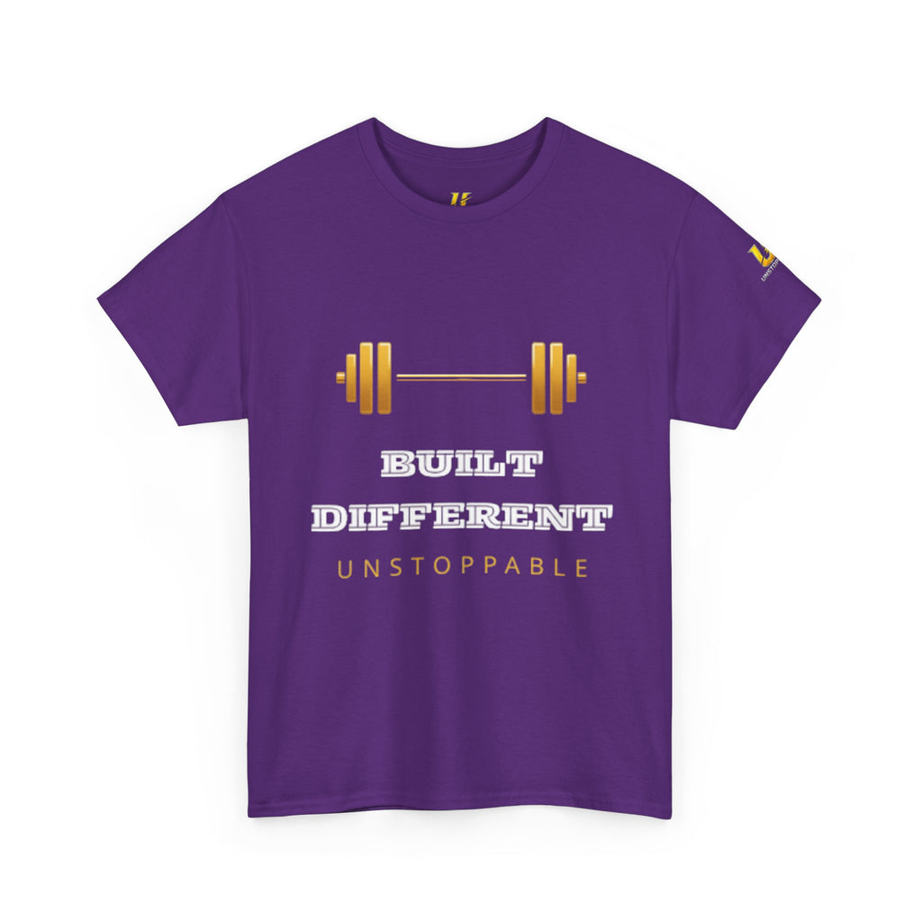 Built Different Unstoppable T-Shirt — Weightlifting Gym Tee