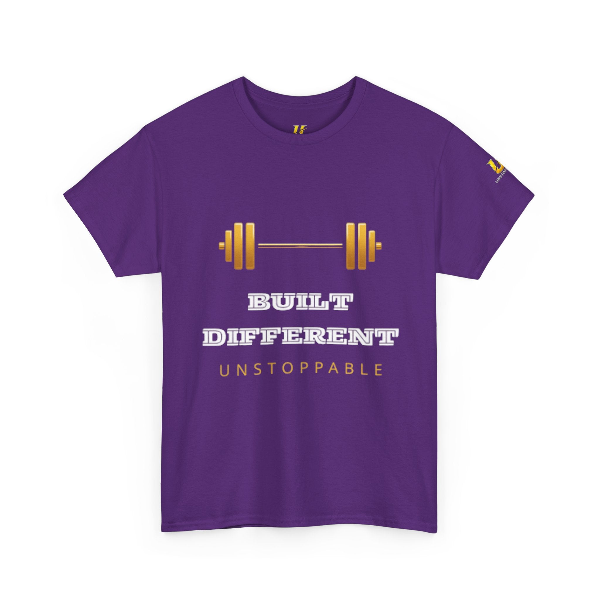 Built Different Unstoppable T-Shirt — Weightlifting Gym Tee