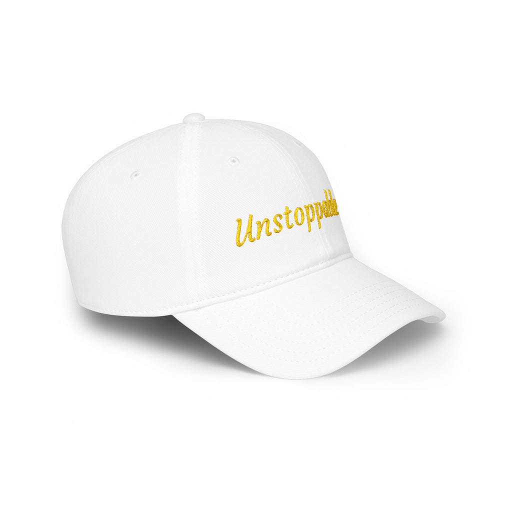 Unstoppable Embroidered Cap — Low Profile Baseball Hat