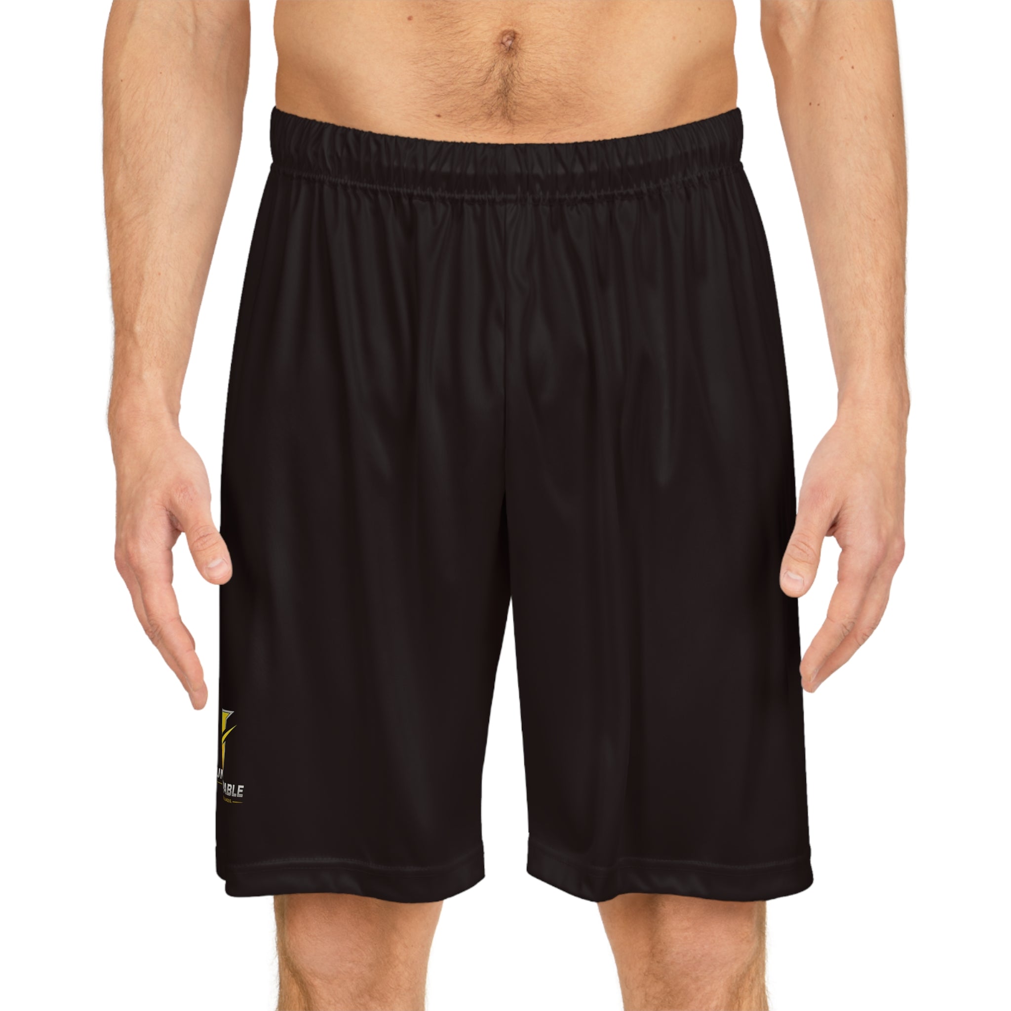 Basketball Shorts — Custom Black AOP Athletic Shorts