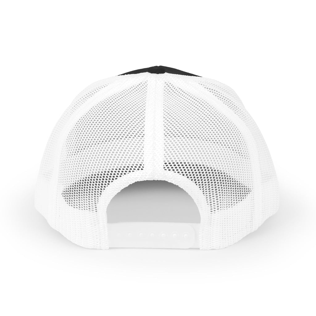 Retro Trucker Hat with Yellow Lightning 'U' Patch