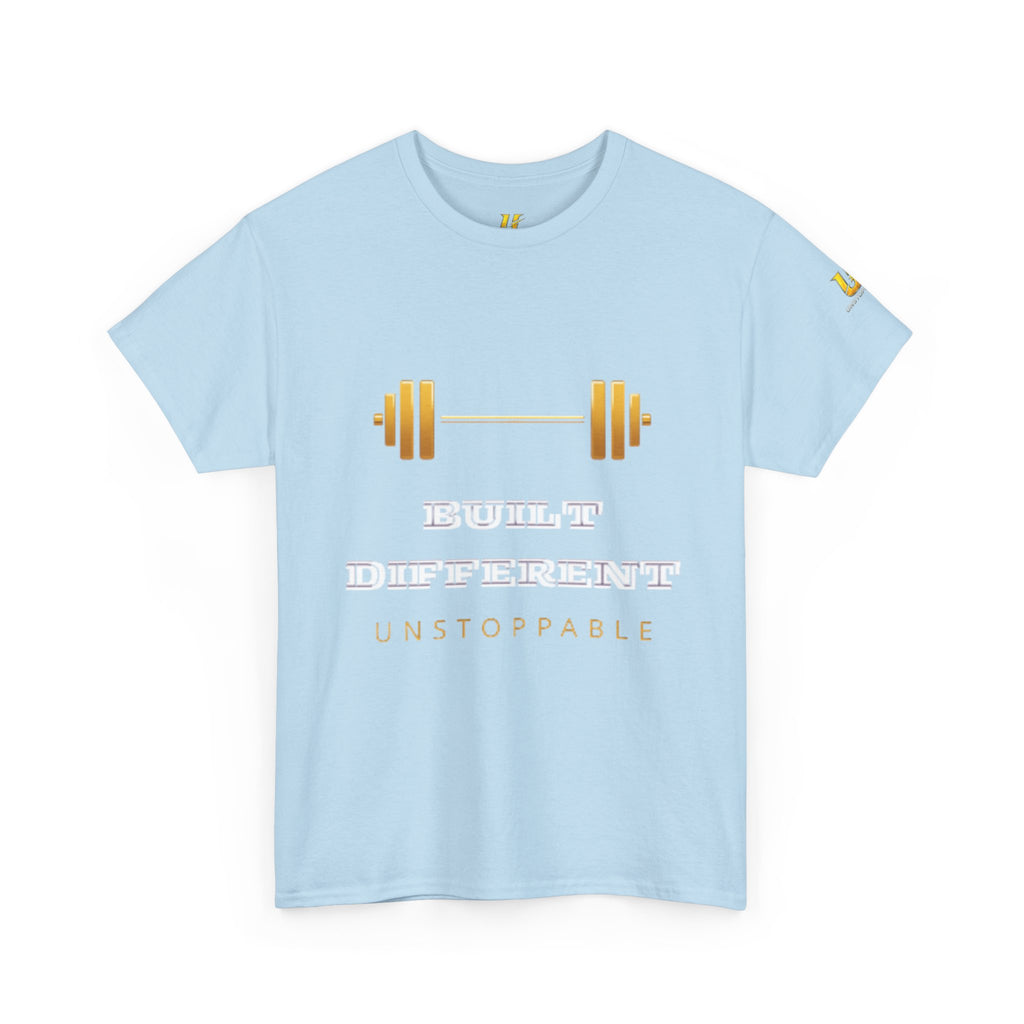 Built Different Unstoppable T-Shirt — Weightlifting Gym Tee