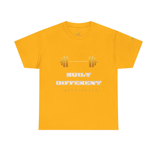 Built Different Unstoppable T-Shirt — Weightlifting Gym Tee