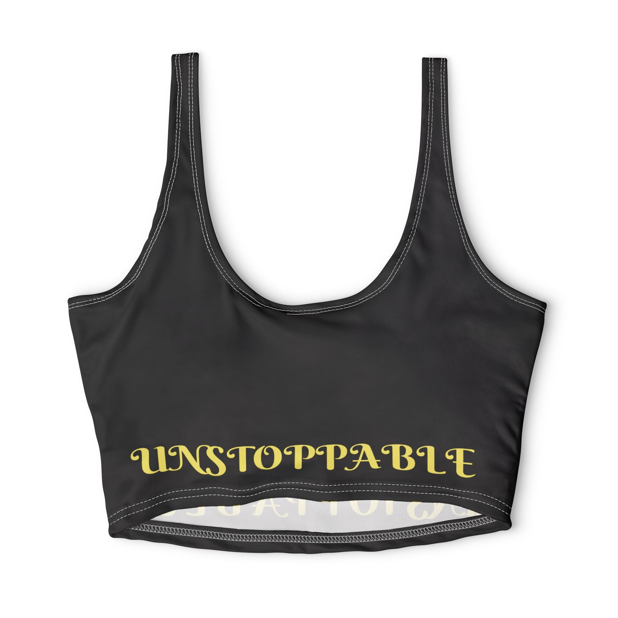 Unstoppable Sports Bra — Empowering Athletic Crop Top