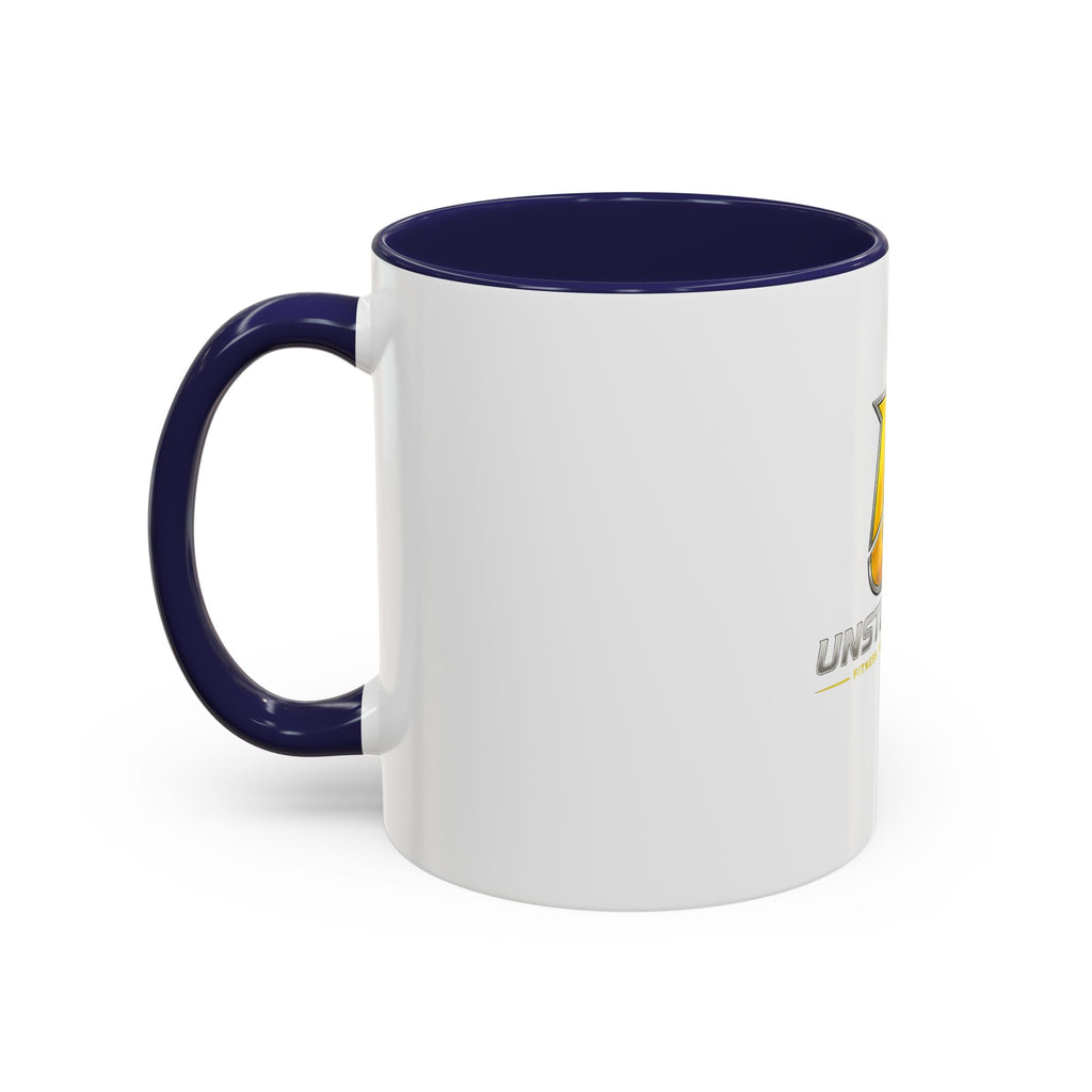 Unstoppable U Logo Accent Coffee Mug — Motivational 11/15oz Tea & Coffee Cup