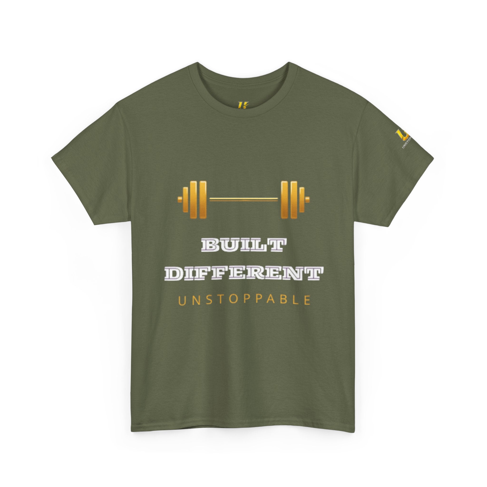 Built Different Unstoppable T-Shirt — Weightlifting Gym Tee