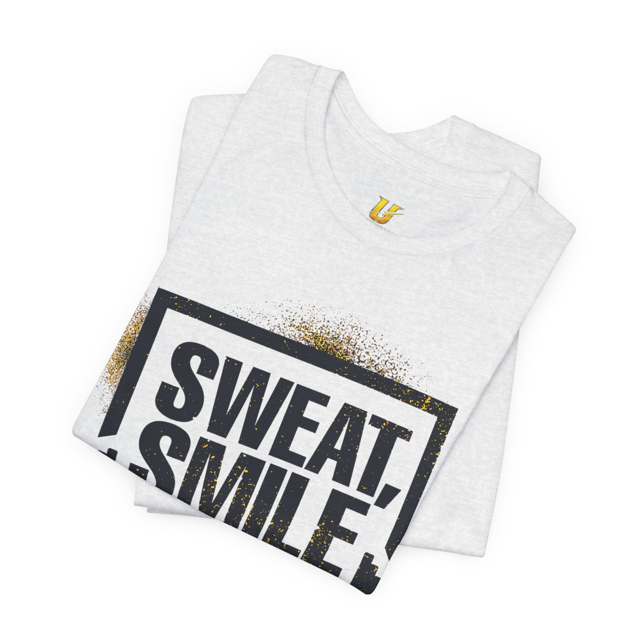 Sweat, Smile and Repeat Tee — Motivational Workout T‑Shirt