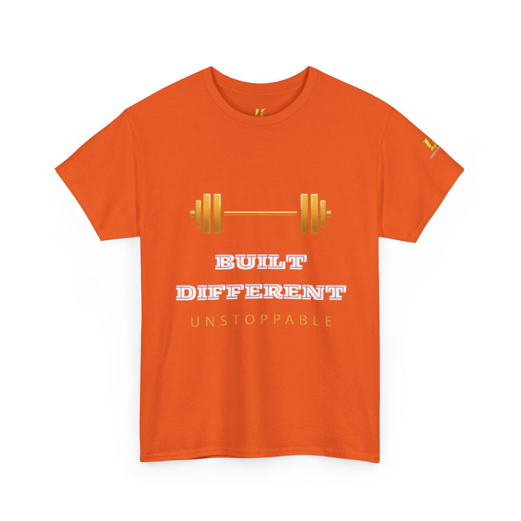Built Different Unstoppable T-Shirt — Weightlifting Gym Tee