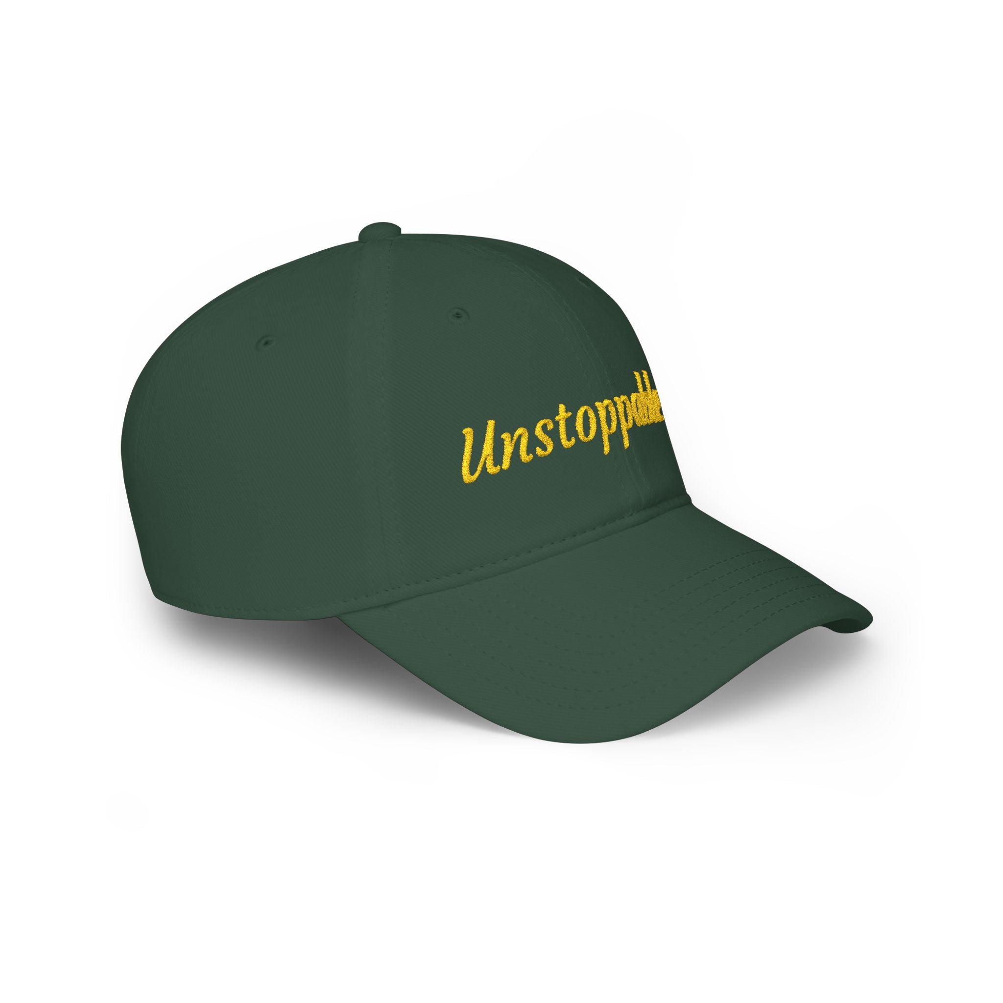Unstoppable Embroidered Cap — Low Profile Baseball Hat