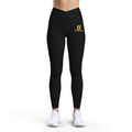 Ursuline Academy Black Luxe Leggings — Small Logo Athletic Yoga Pants